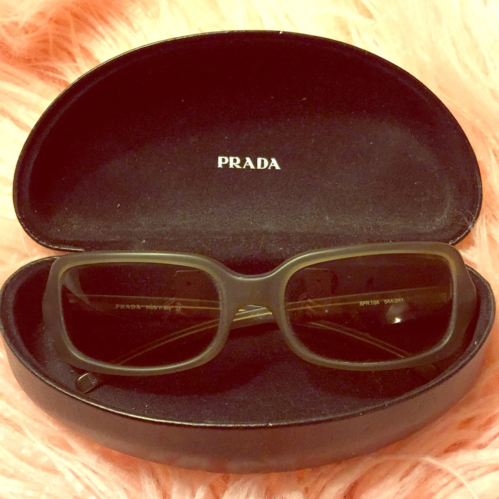 Authentic Prada sunglasses w/black Prada case